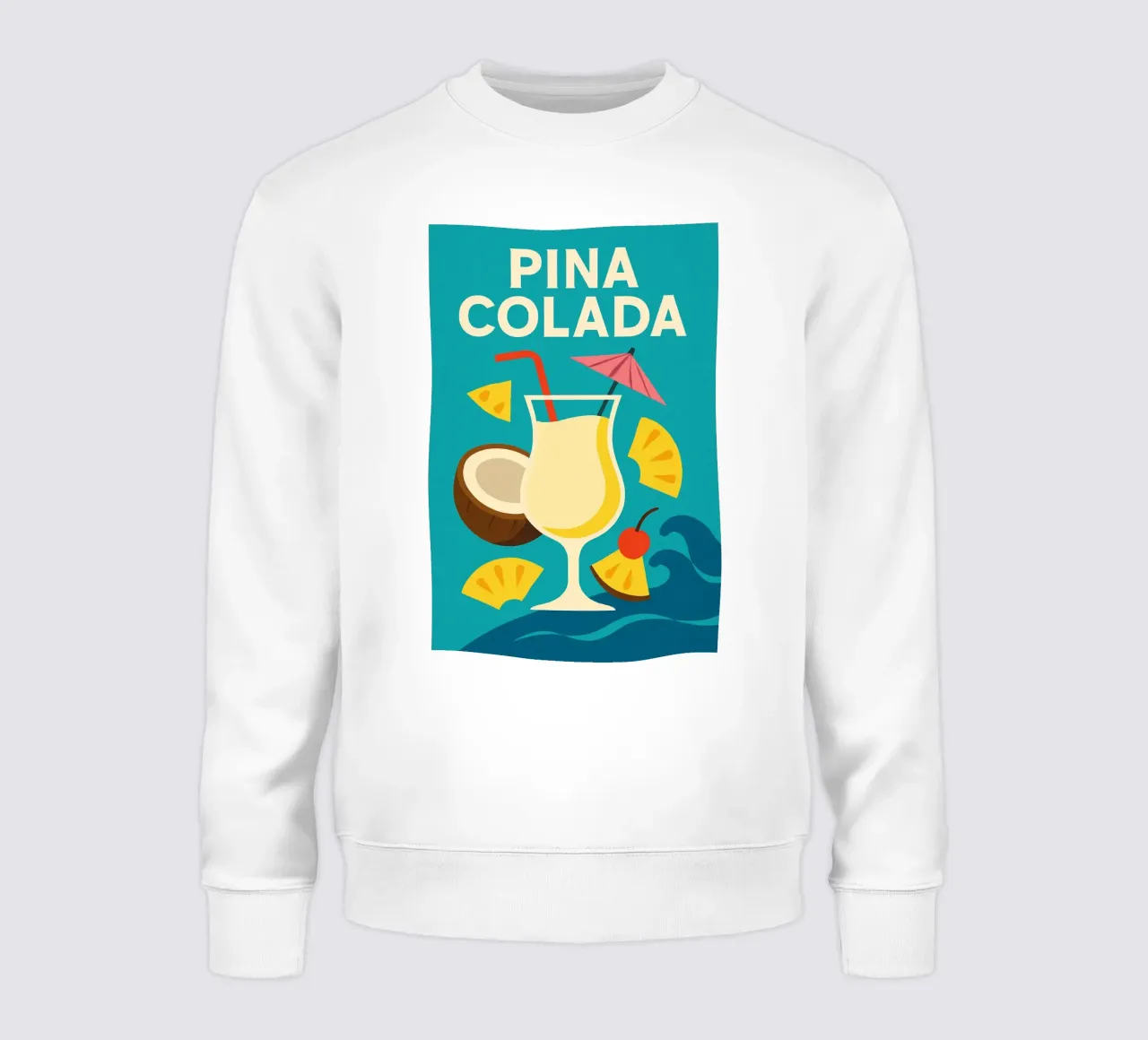 Piña Colada - Poster per le vacanze eterne felpa da Boissons - Affiches & posters - Retro