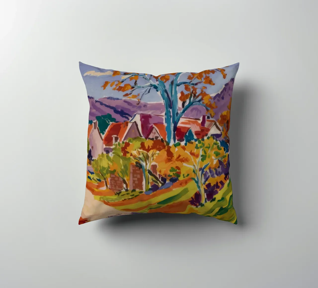 Golden Path Home decorative cushion by Celestial Harmony