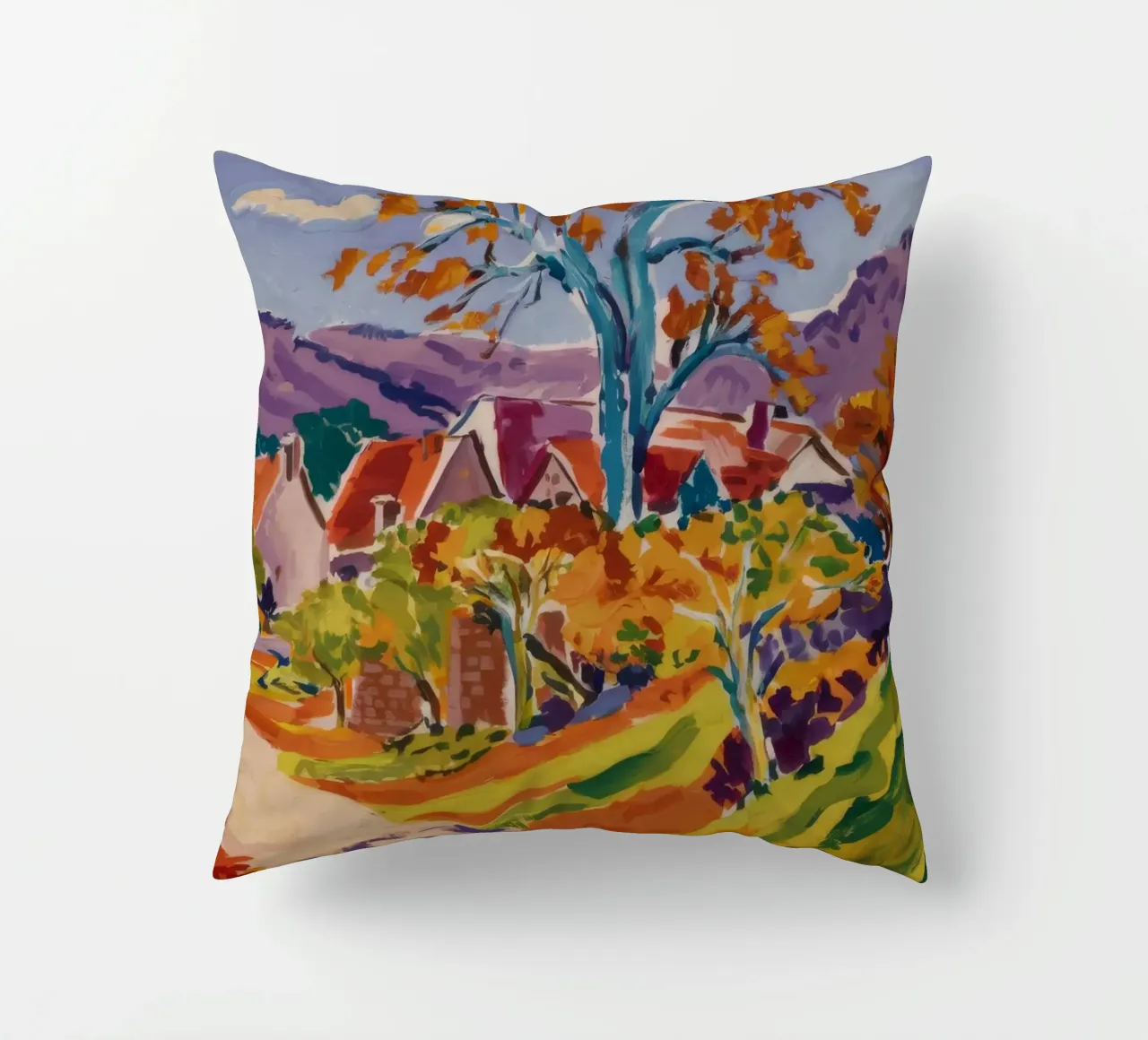 Golden Path Home decorative cushion by Celestial Harmony