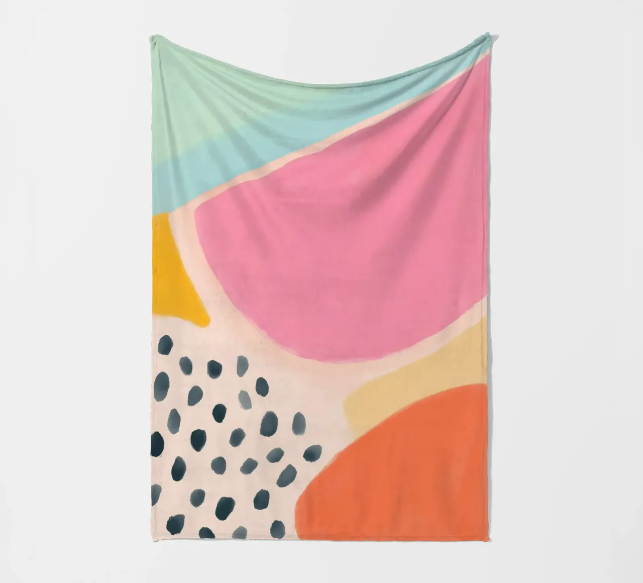 Gioco di colori con i puntini coperta in pile da Carinaprint