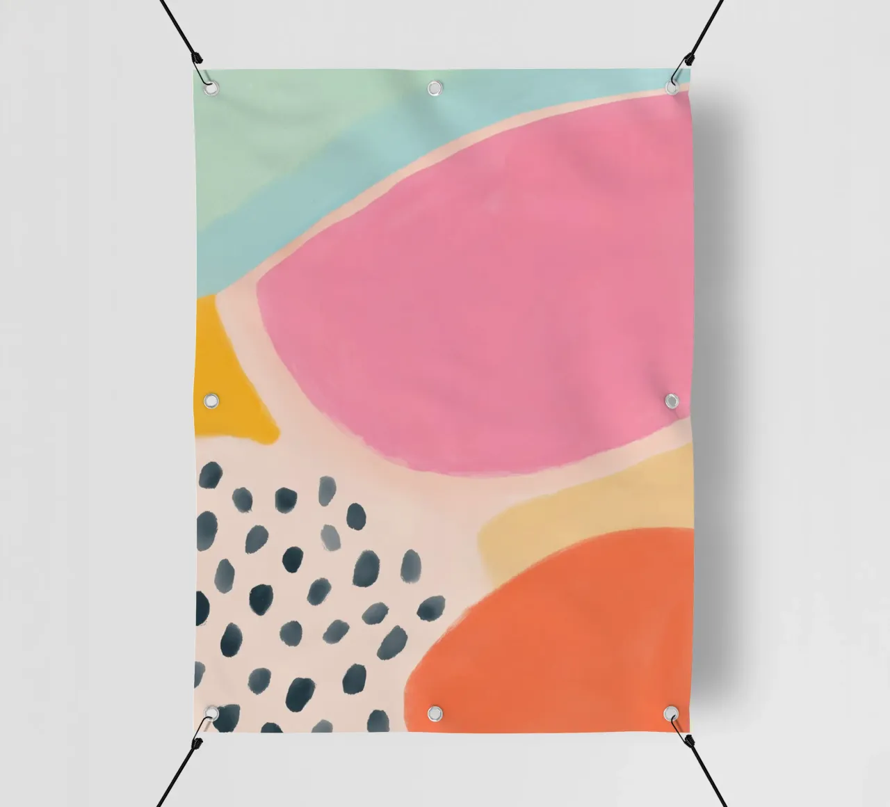 Gioco di colori con i puntini telo in pvc da Carinaprint