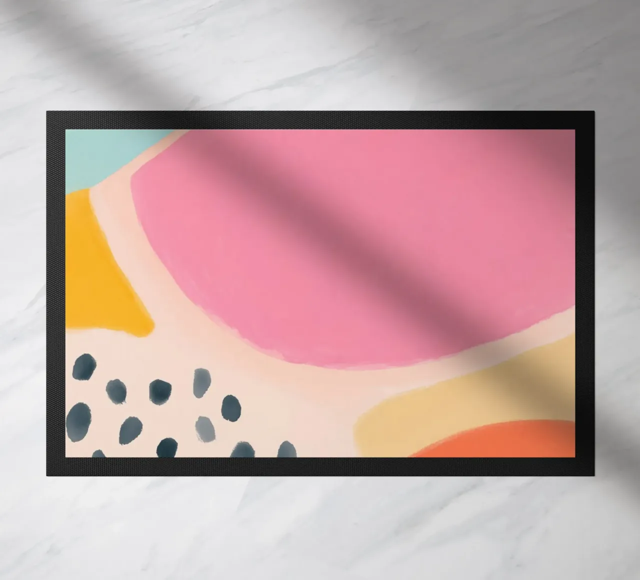 Gioco di colori con i puntini zerbino da Carinaprint