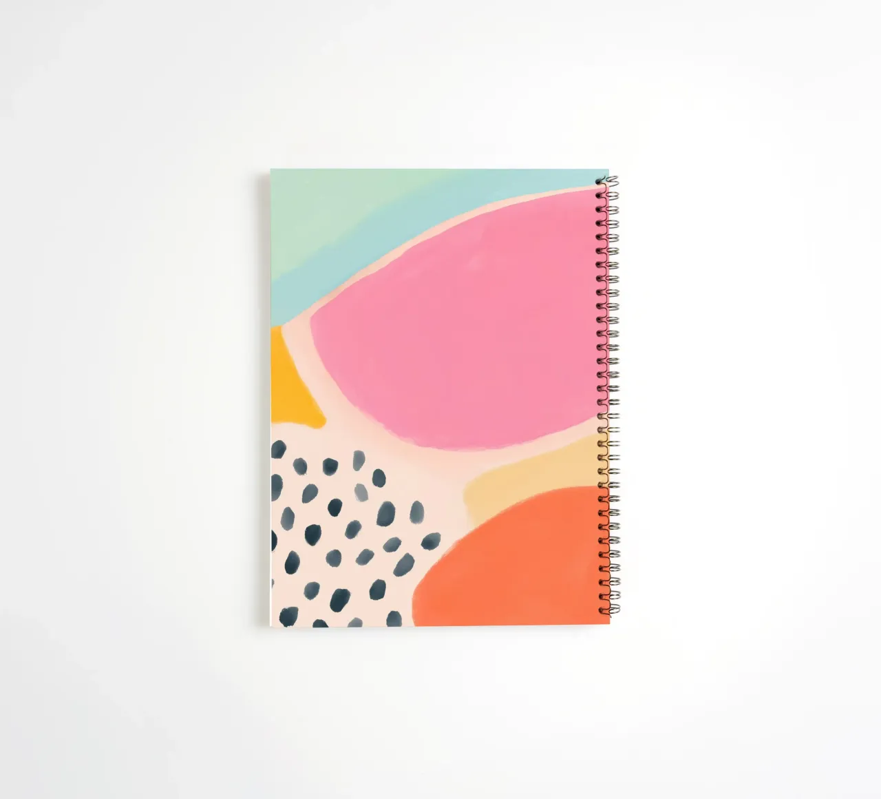 Dots play of colours spiral notebook by Carinaprint