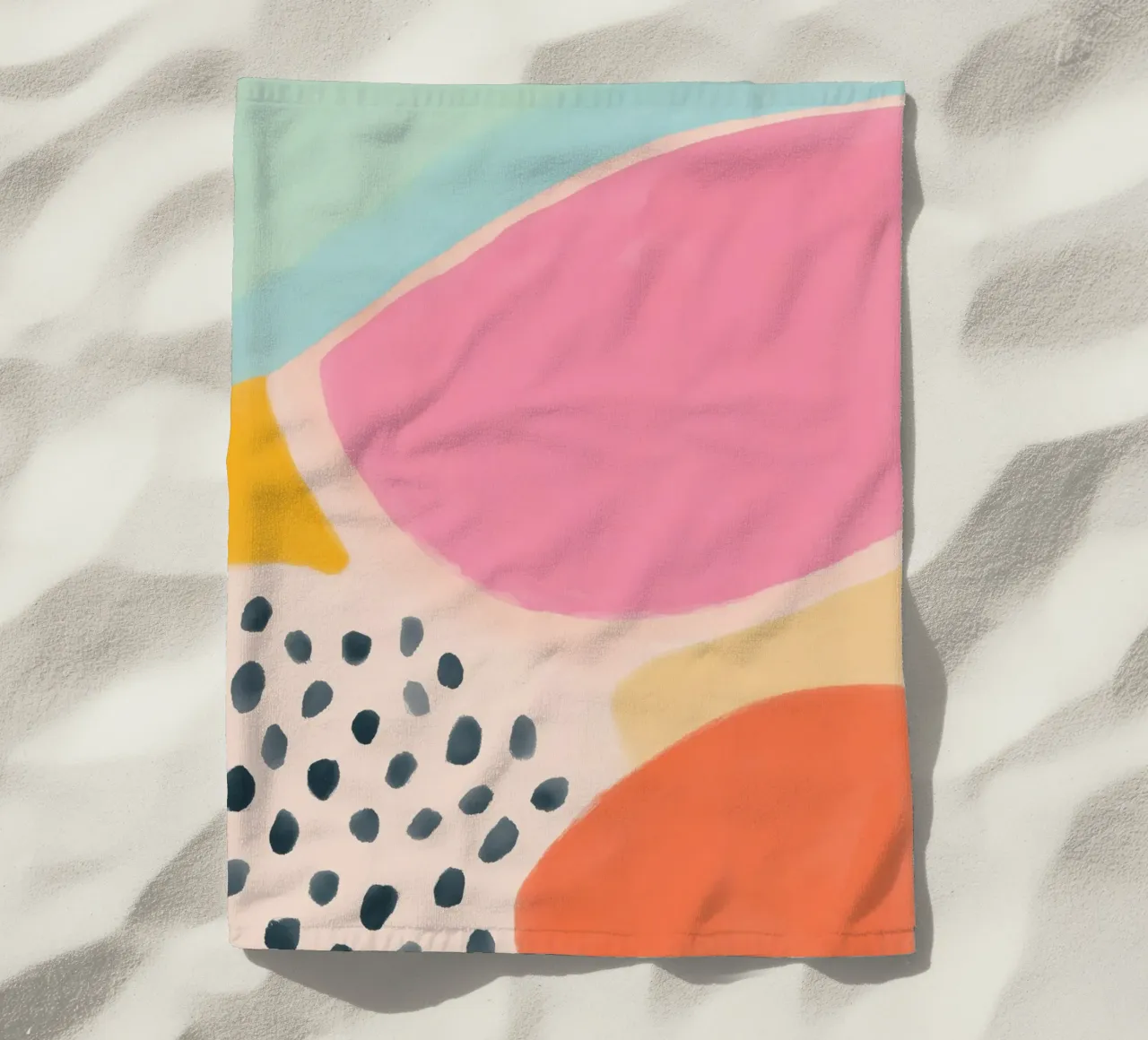 Gioco di colori con i puntini telo mare da Carinaprint