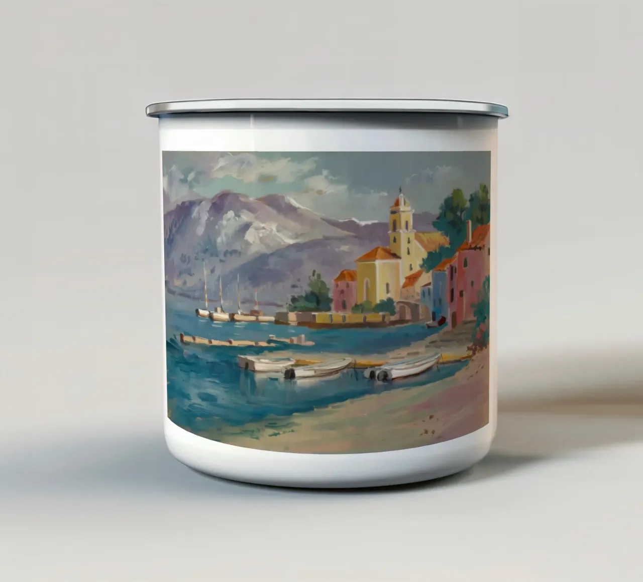 Porto Steeple Calm tazza in smalto da Celestial Harmony