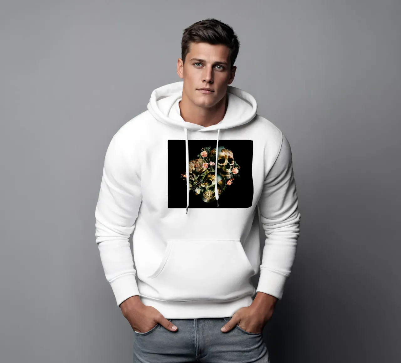 Skull and Venus felpa con cappuccio da burcukorkmazyurek