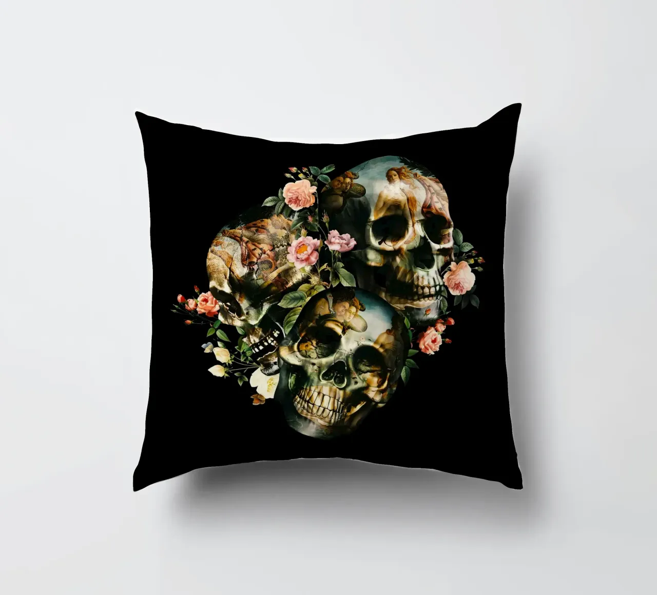 Skull and Venus cuscino da burcukorkmazyurek