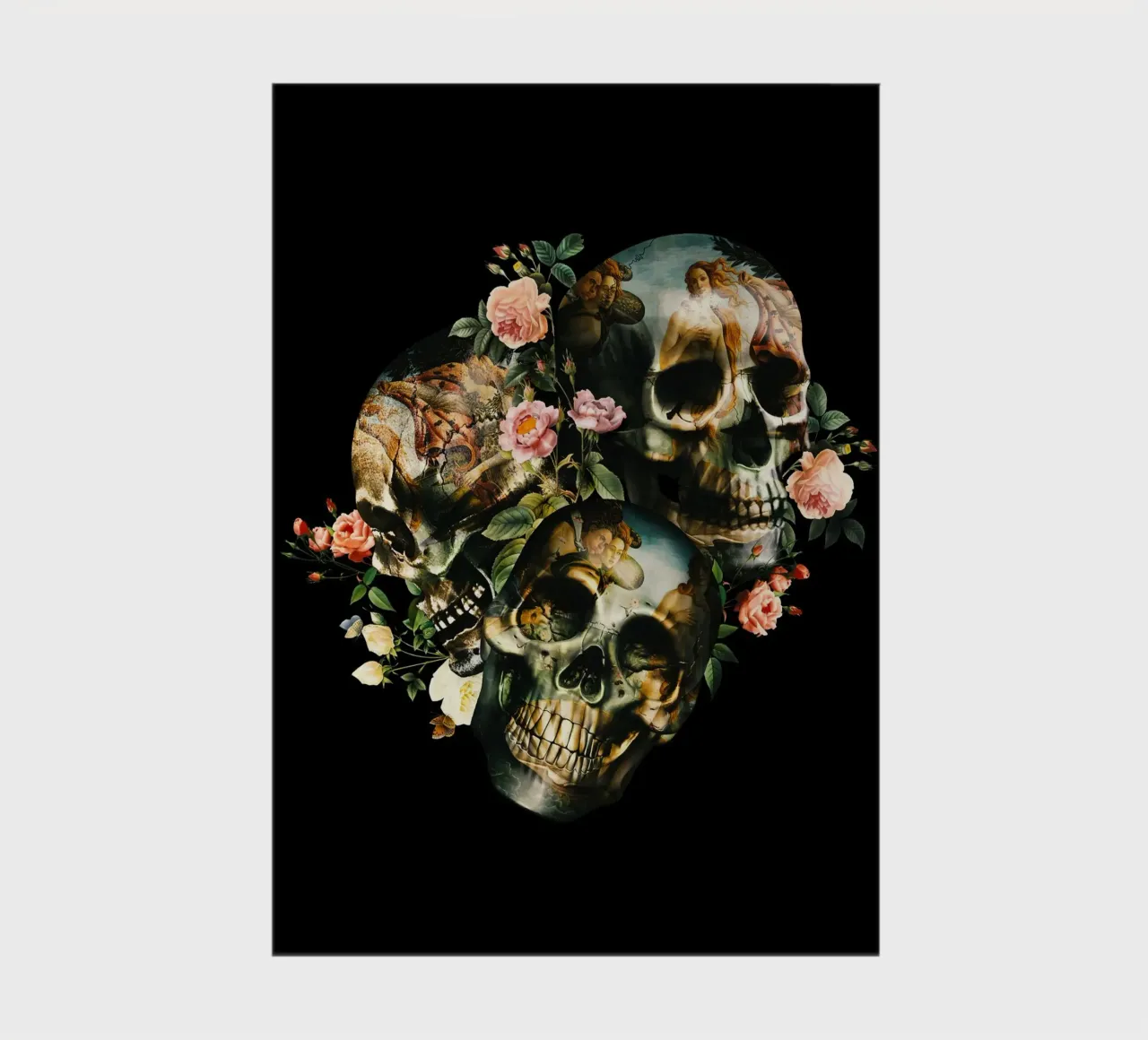 Skull and Venus notebook by burcukorkmazyurek
