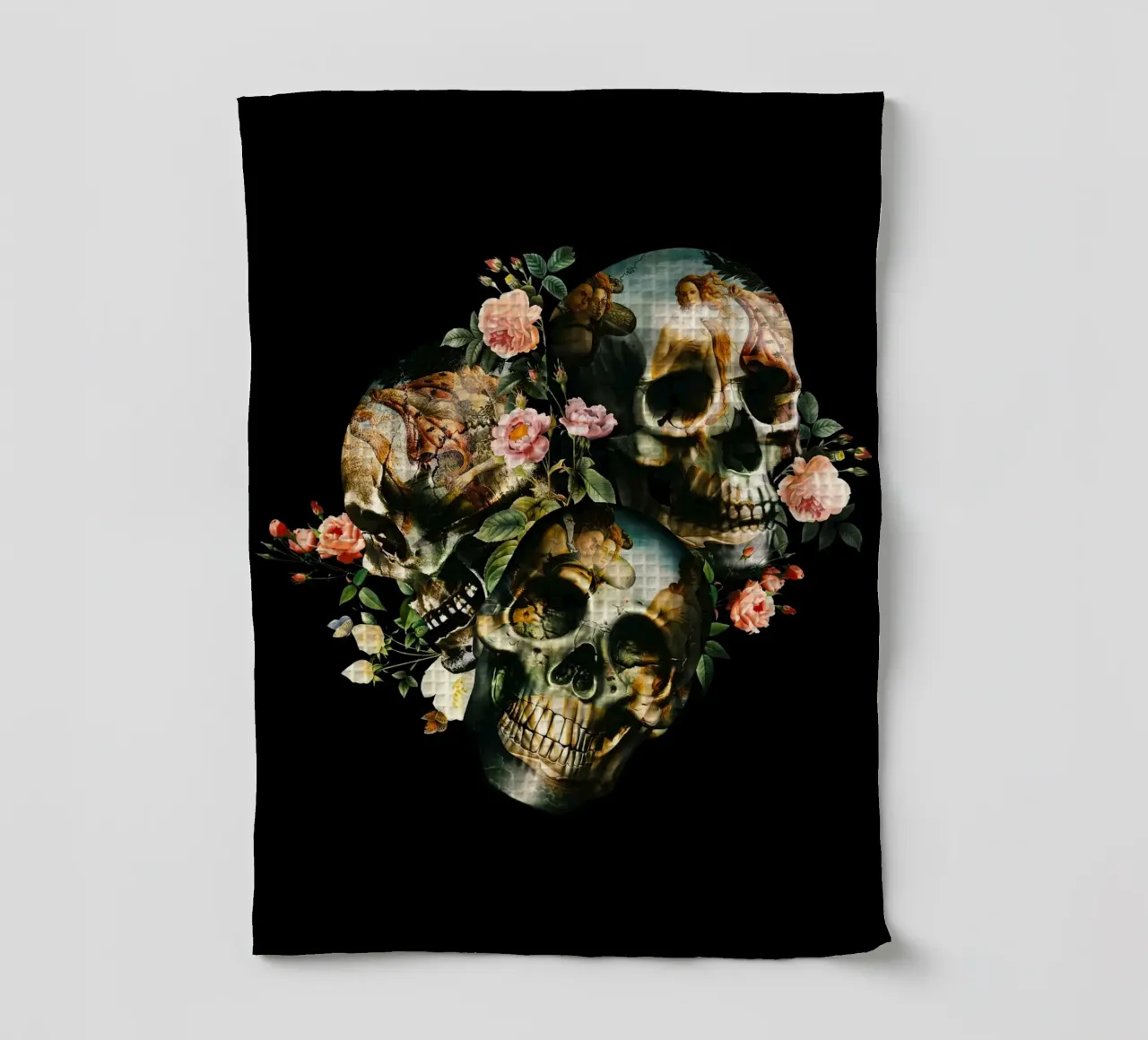 Skull and Venus canovaccio da cucina da burcukorkmazyurek