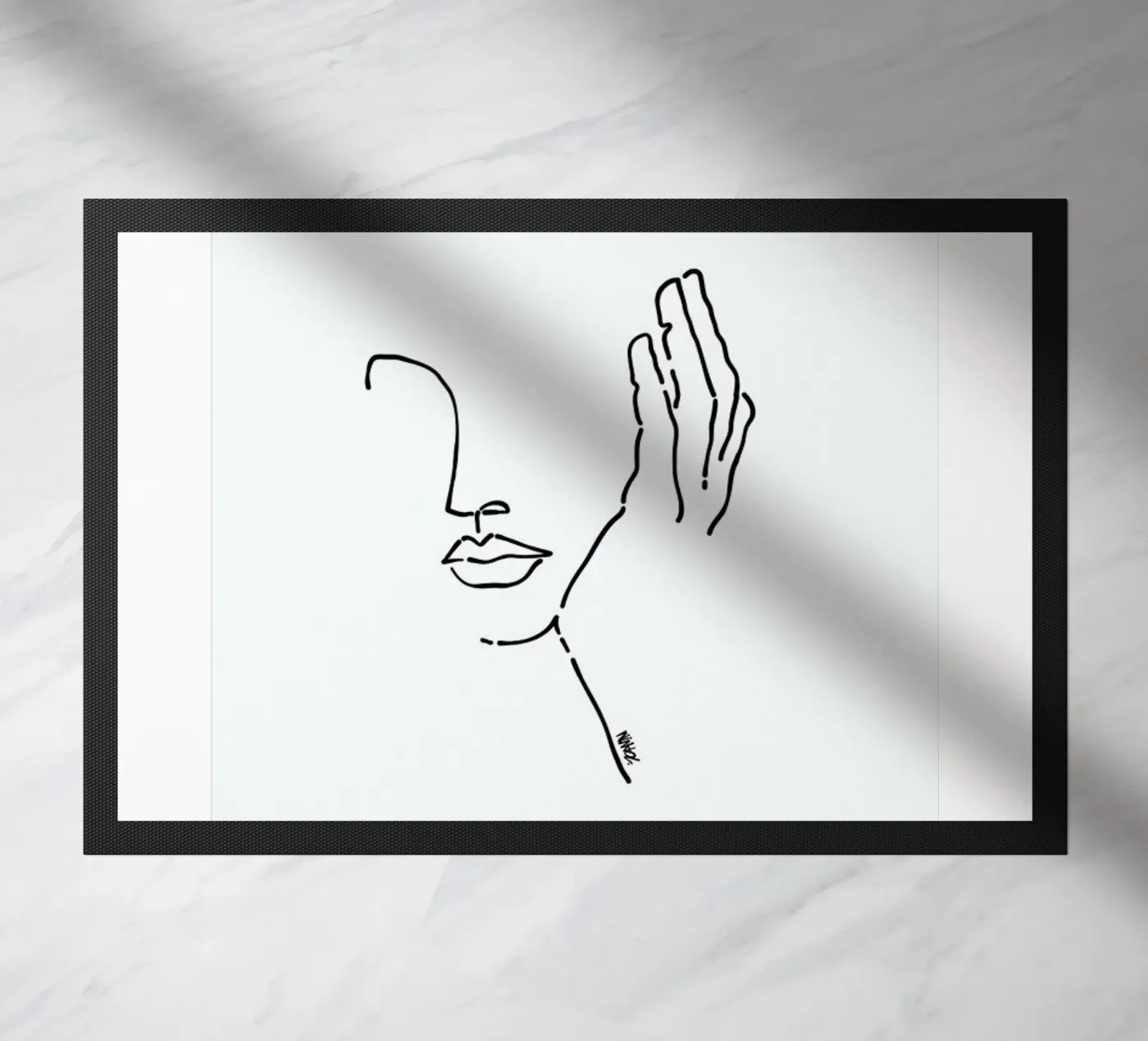 Waiting doormat by Ninhol