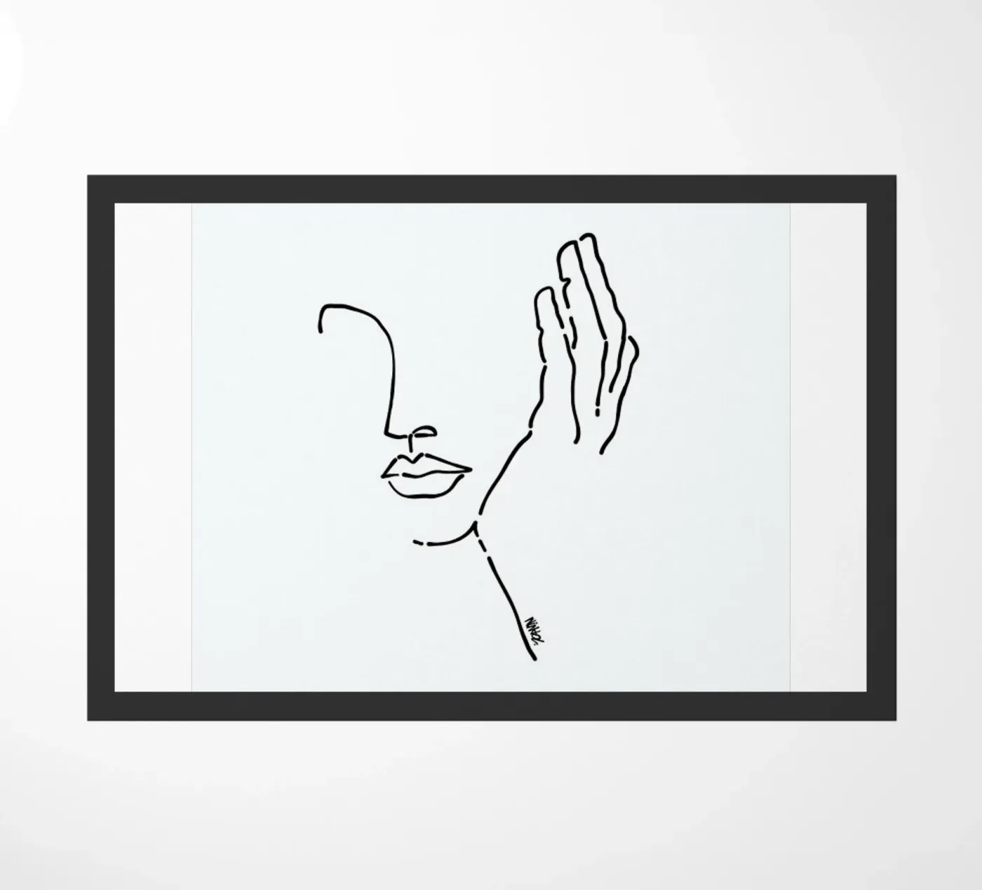 Waiting doormat by Ninhol