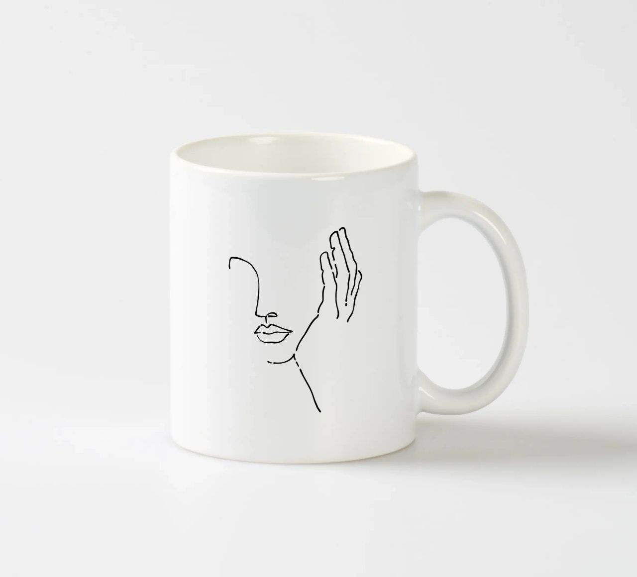 Waiting tazza in ceramica da Ninhol