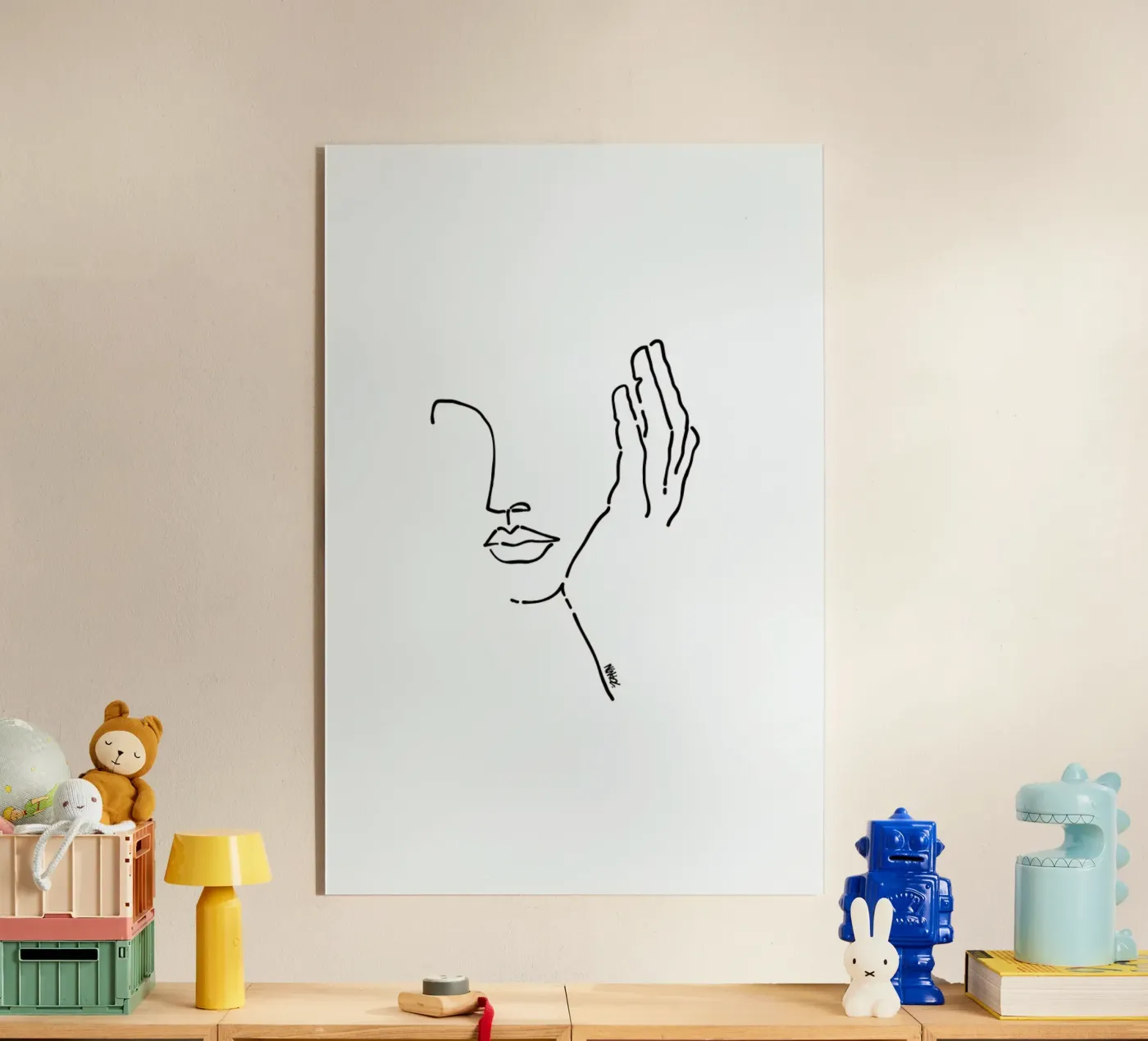 Waiting Acryl-Glas von Ninhol