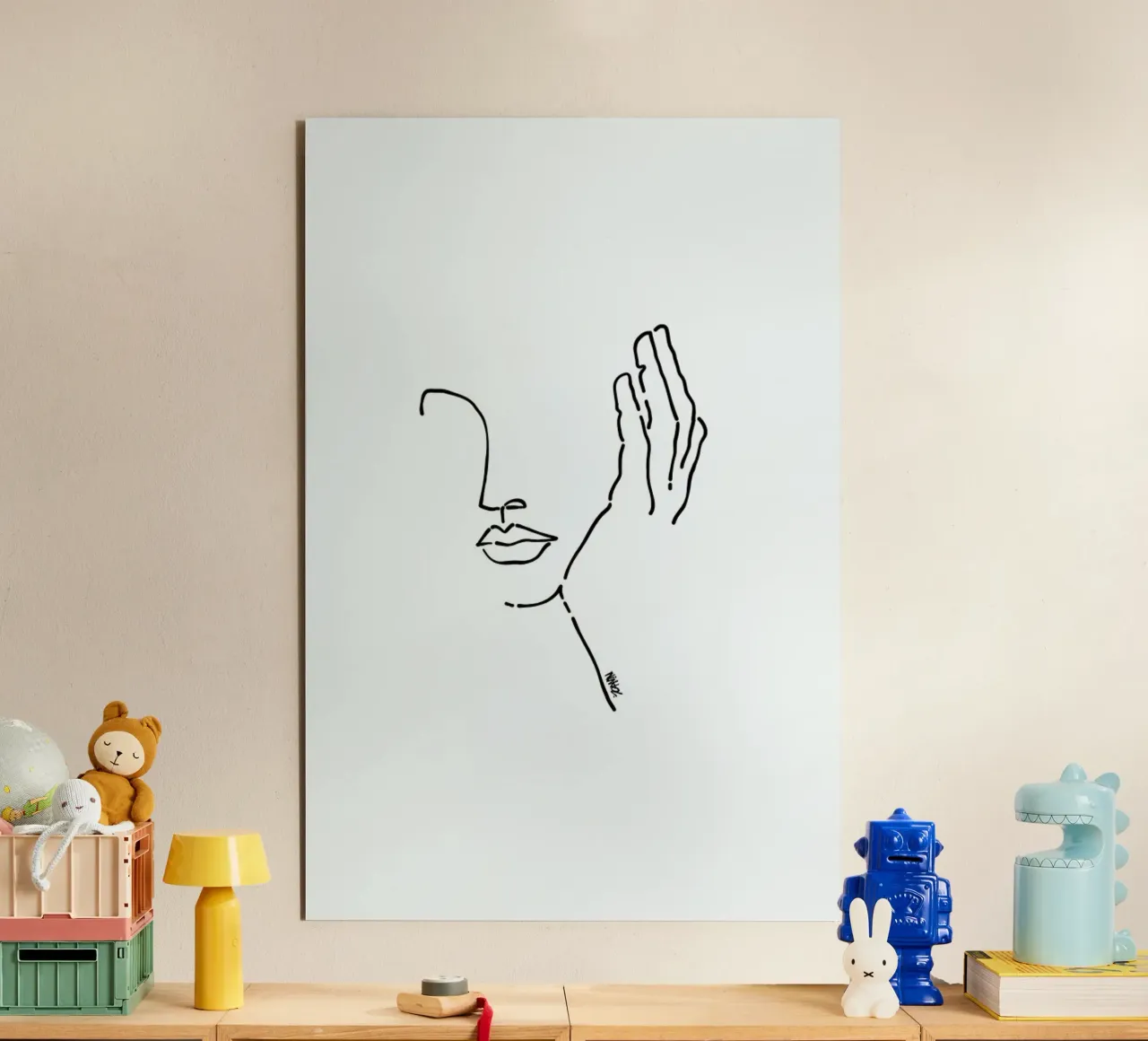 Waiting alluminio dibond da Ninhol