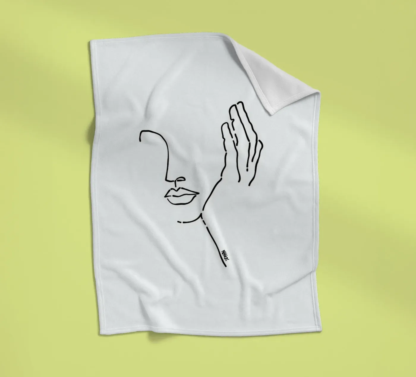 Waiting fleecedeken van Ninhol