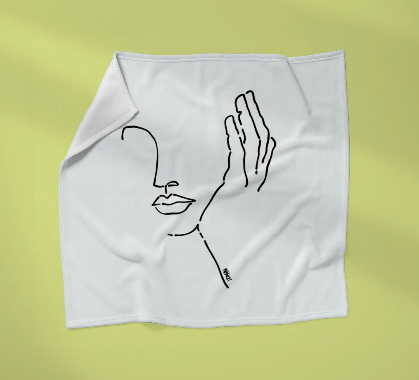 Waiting fleecedeken van Ninhol