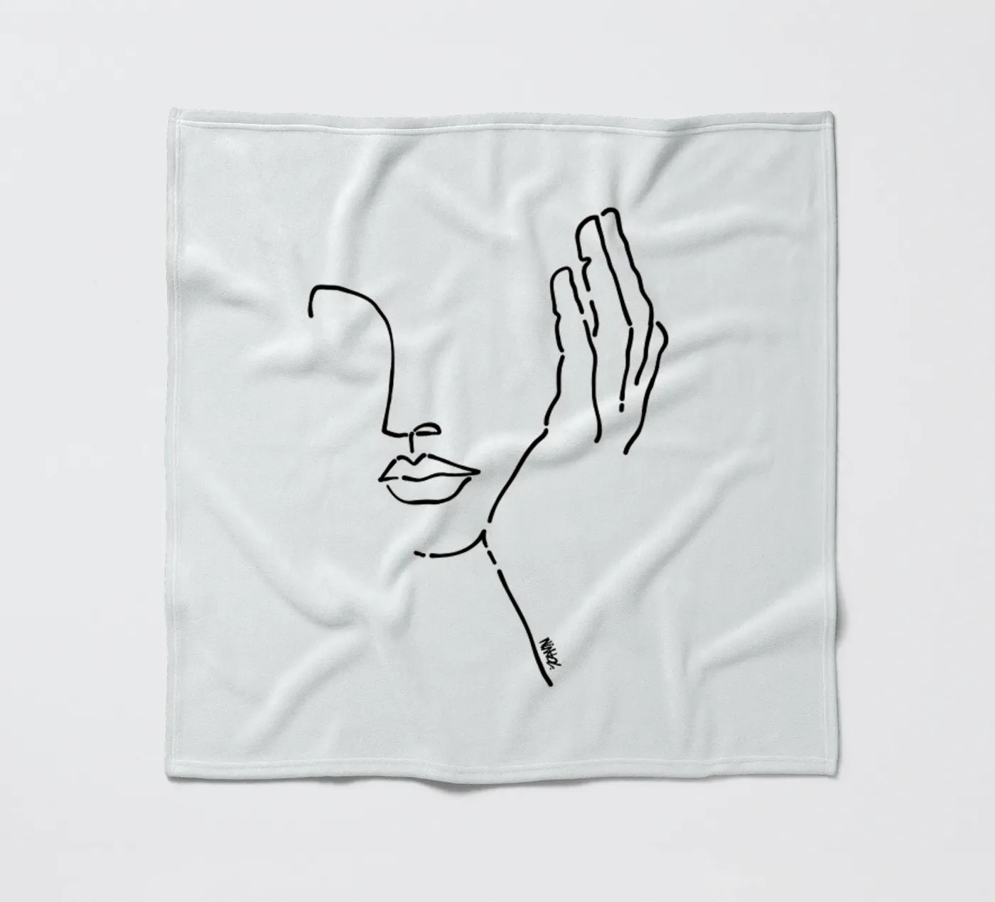 Waiting fleecedeken van Ninhol