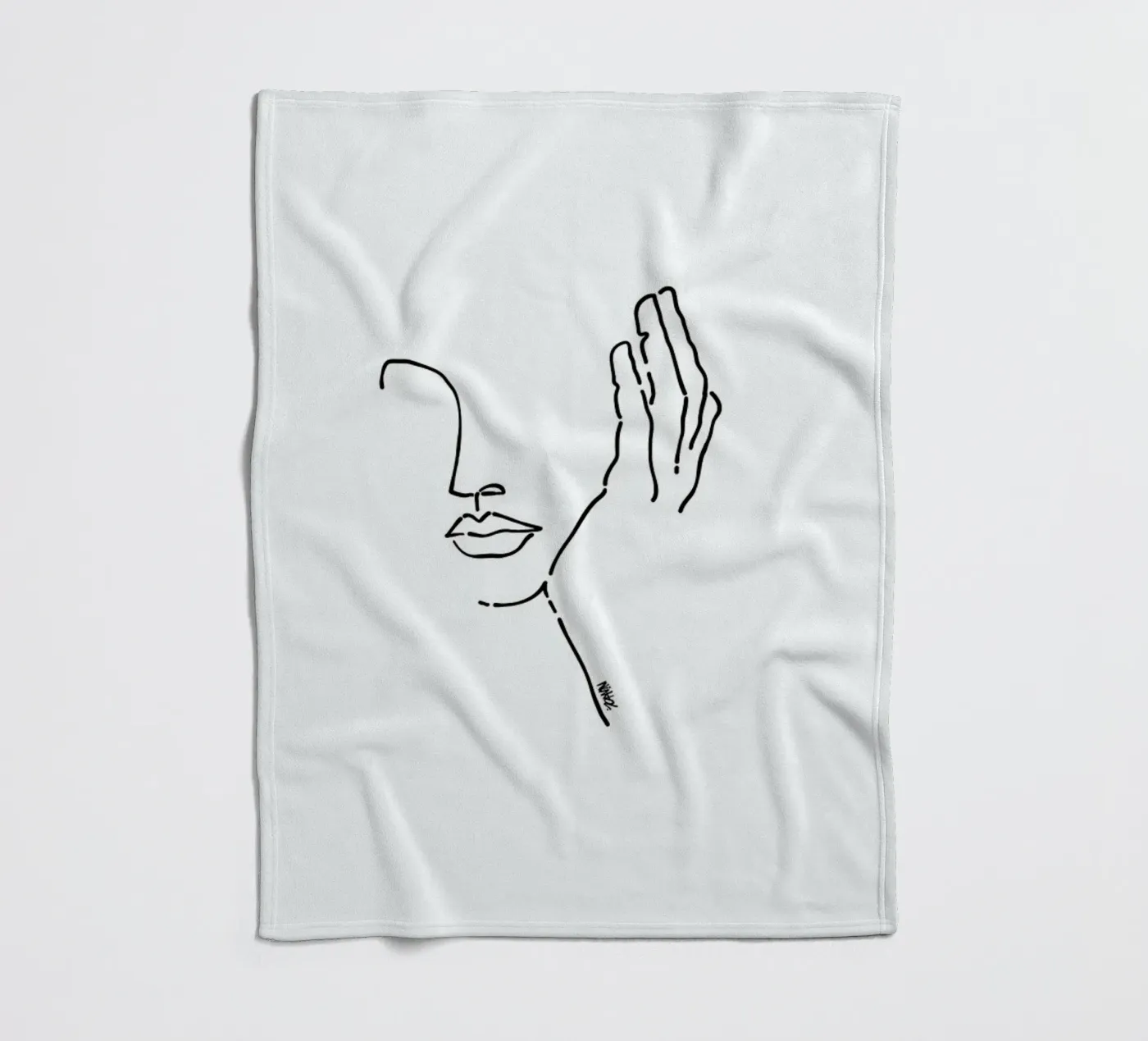 Waiting fleecedeken van Ninhol