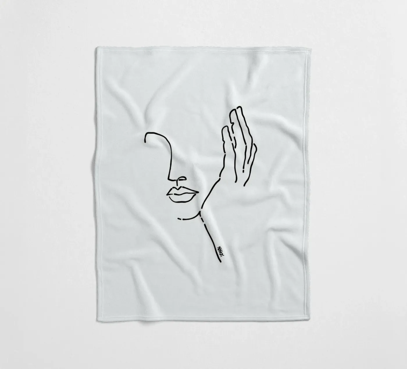 Waiting fleecedeken van Ninhol