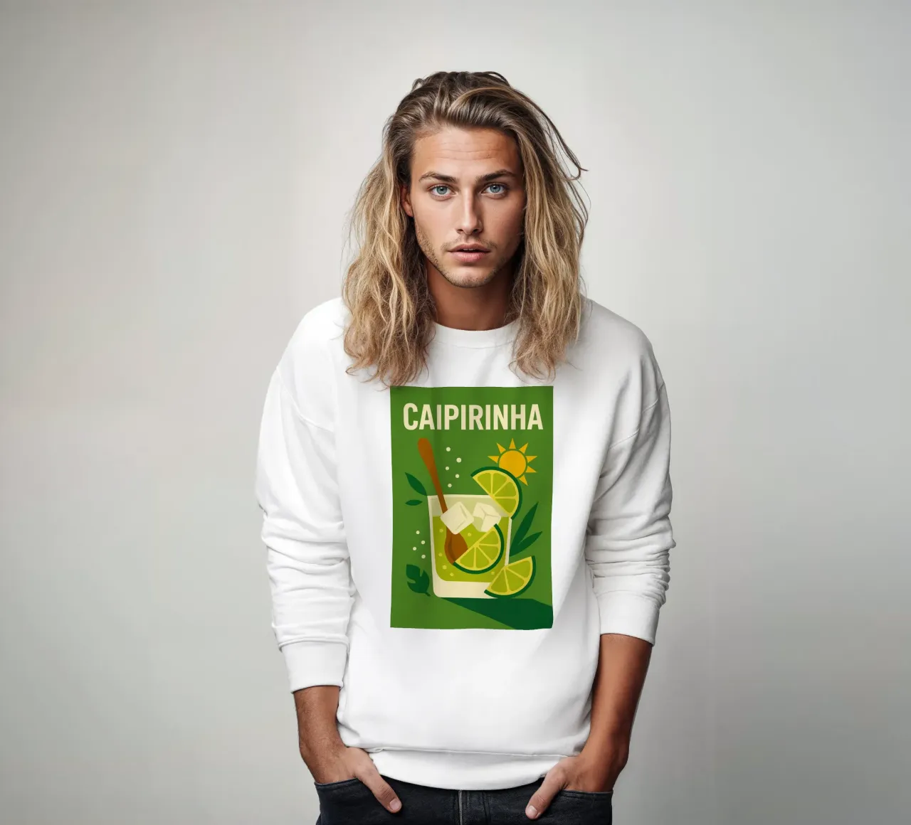 Caipirinha - L'anima del Brasile in un sorso felpa da Boissons - Affiches & posters - Retro