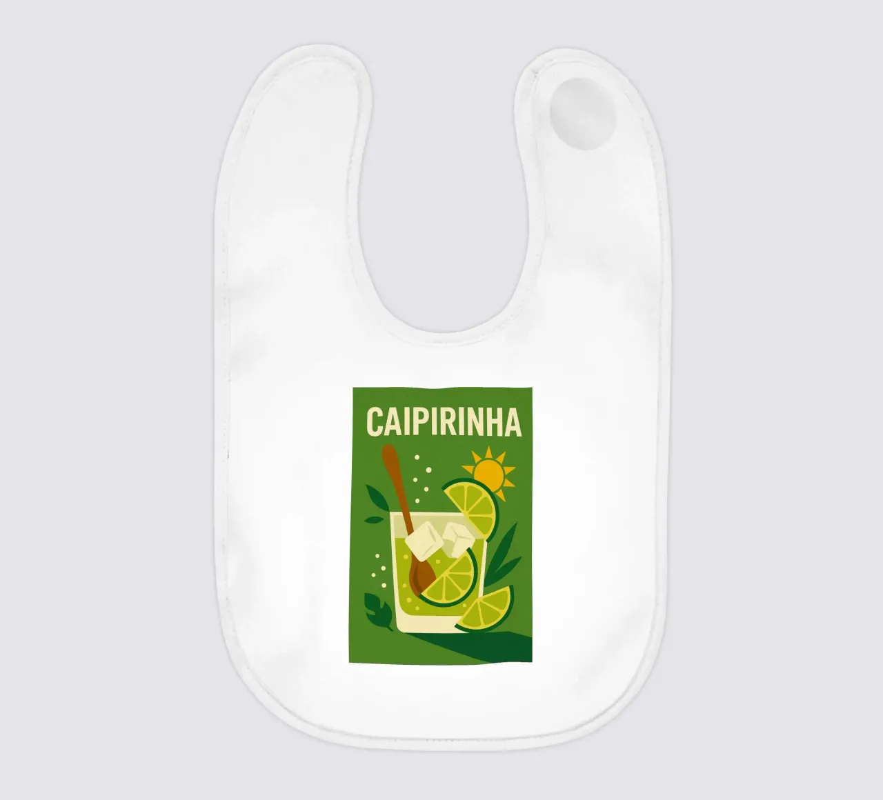 Caipirinha - L'anima del Brasile in un sorso bavaglino da Boissons - Affiches & posters - Retro