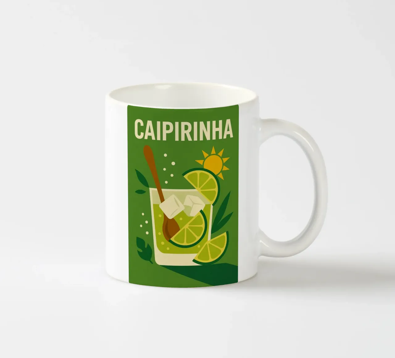 Caipirinha - L'anima del Brasile in un sorso tazza in ceramica da Boissons - Affiches & posters - Retro