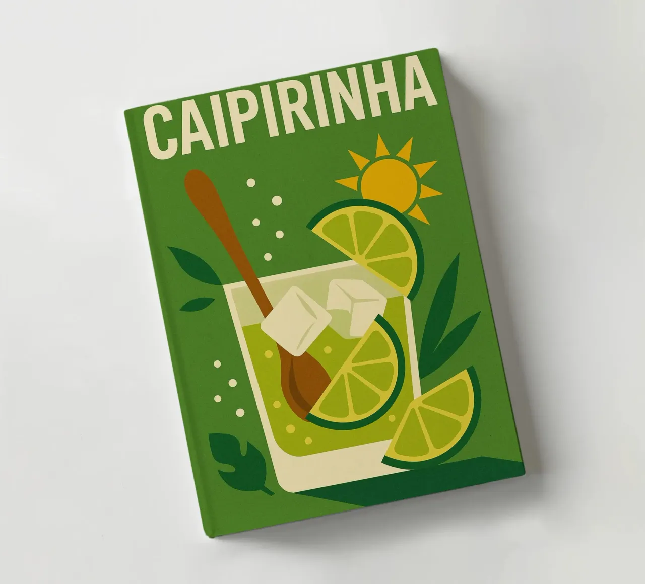 Caipirinha - The soul of Brazil in a sip notebook by Boissons - Affiches & posters - Retro