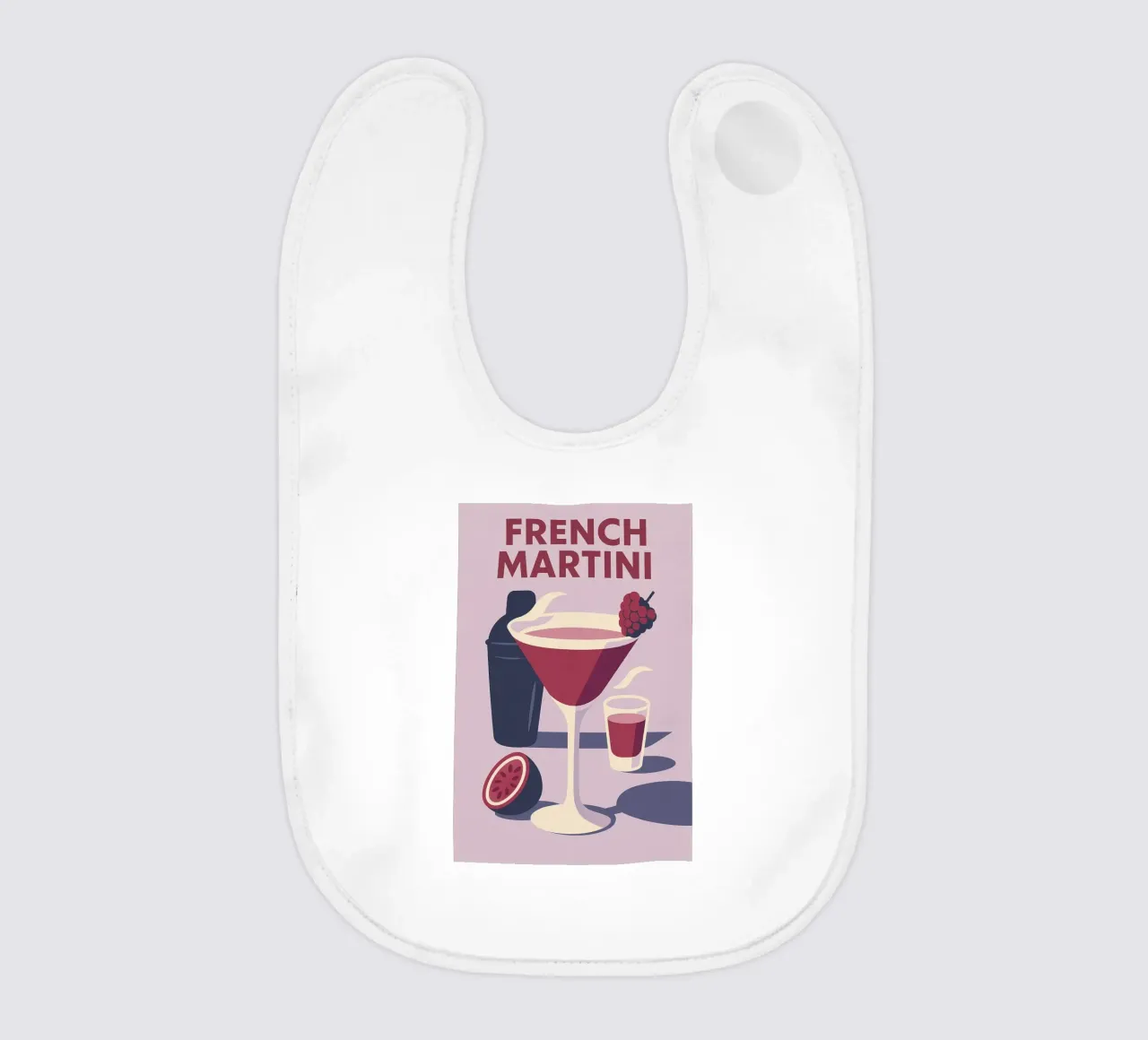 Martini francese - Eleganza francese bavaglino da Boissons - Affiches & posters - Retro