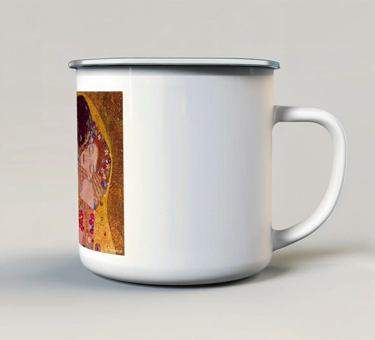 Gustav Klimt tazza in smalto da Kristian