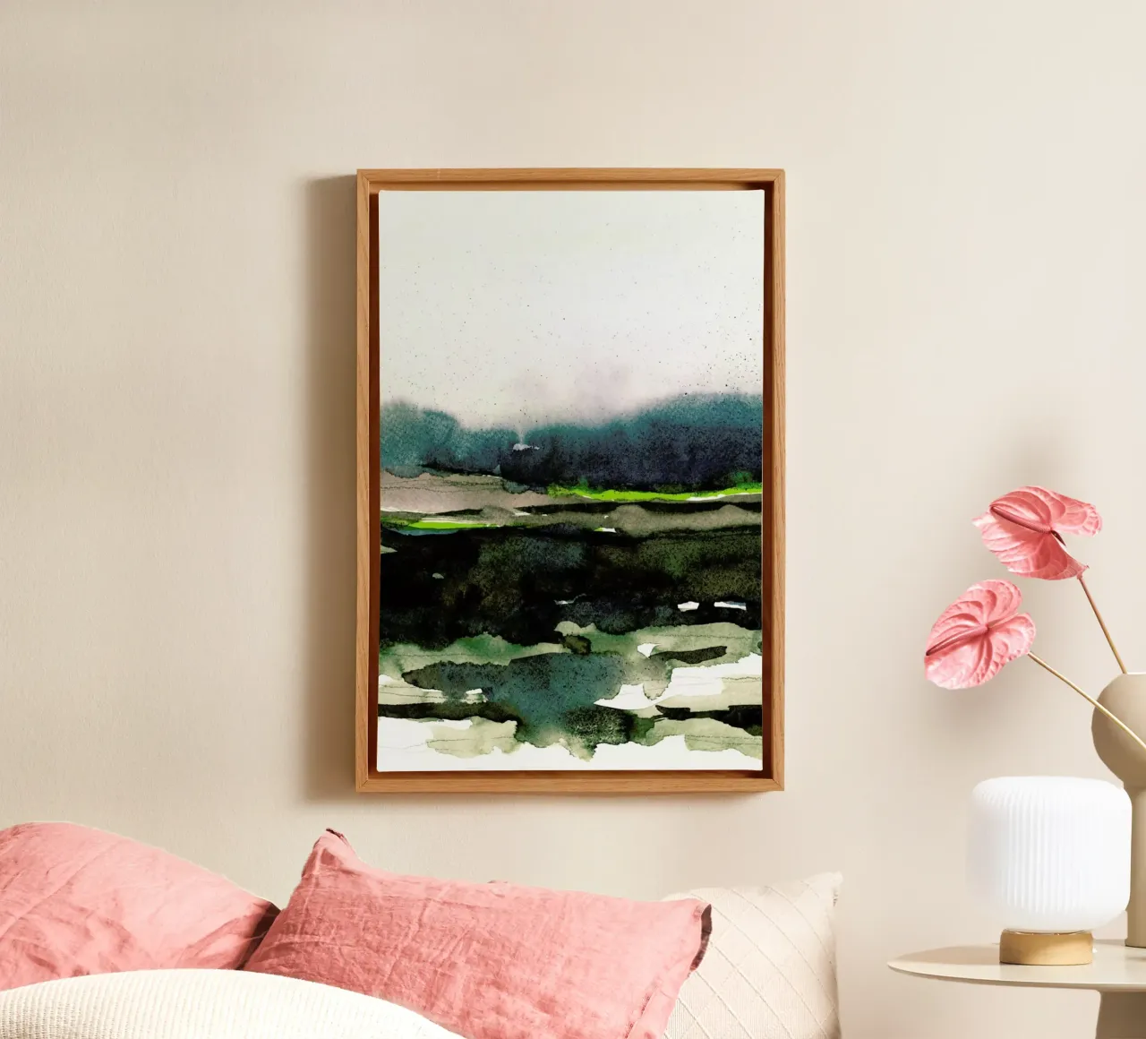 Layers Of Colour 1 tela da IRIS LEHNHARDT FINE ART