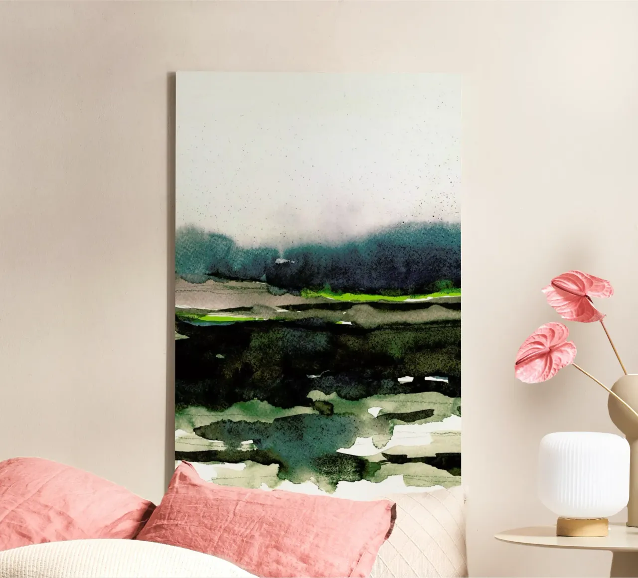 Layers Of Colour 1 tela da IRIS LEHNHARDT FINE ART