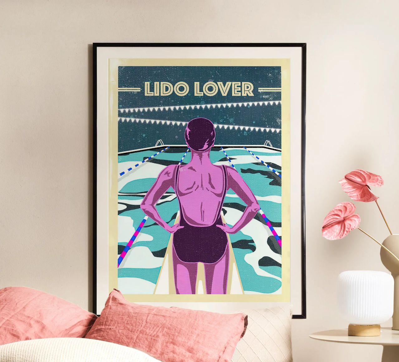 Lido Lover poster by Christopher shop