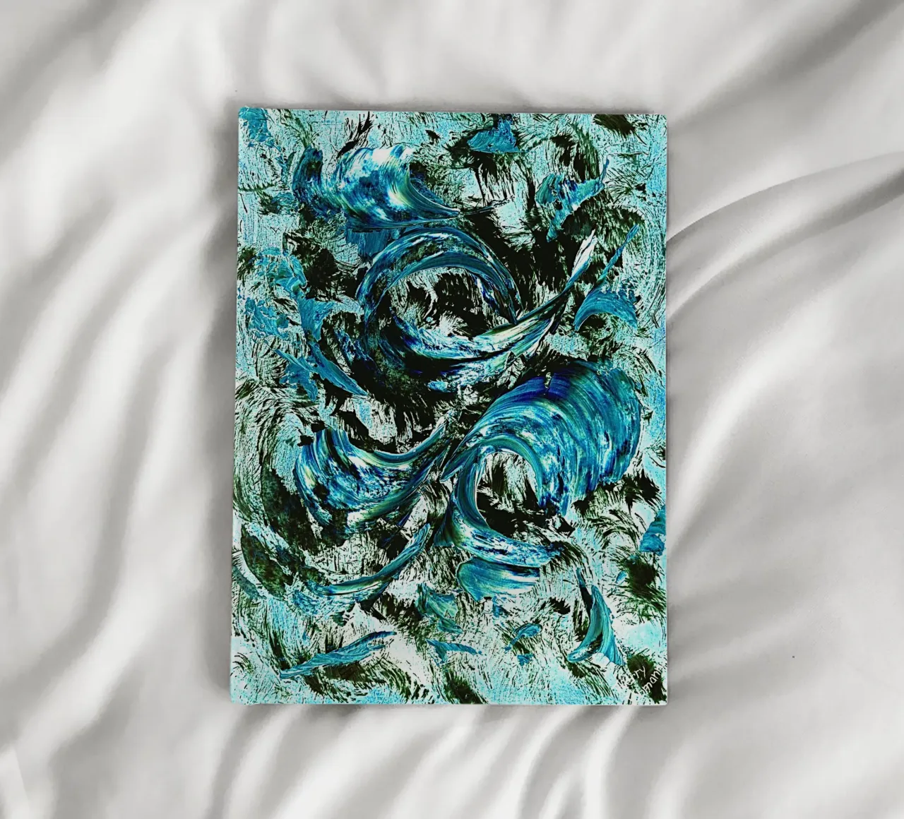 IDEAL GIFT 50 invers Notizbuch von Thierry Vobmann Abstract painting