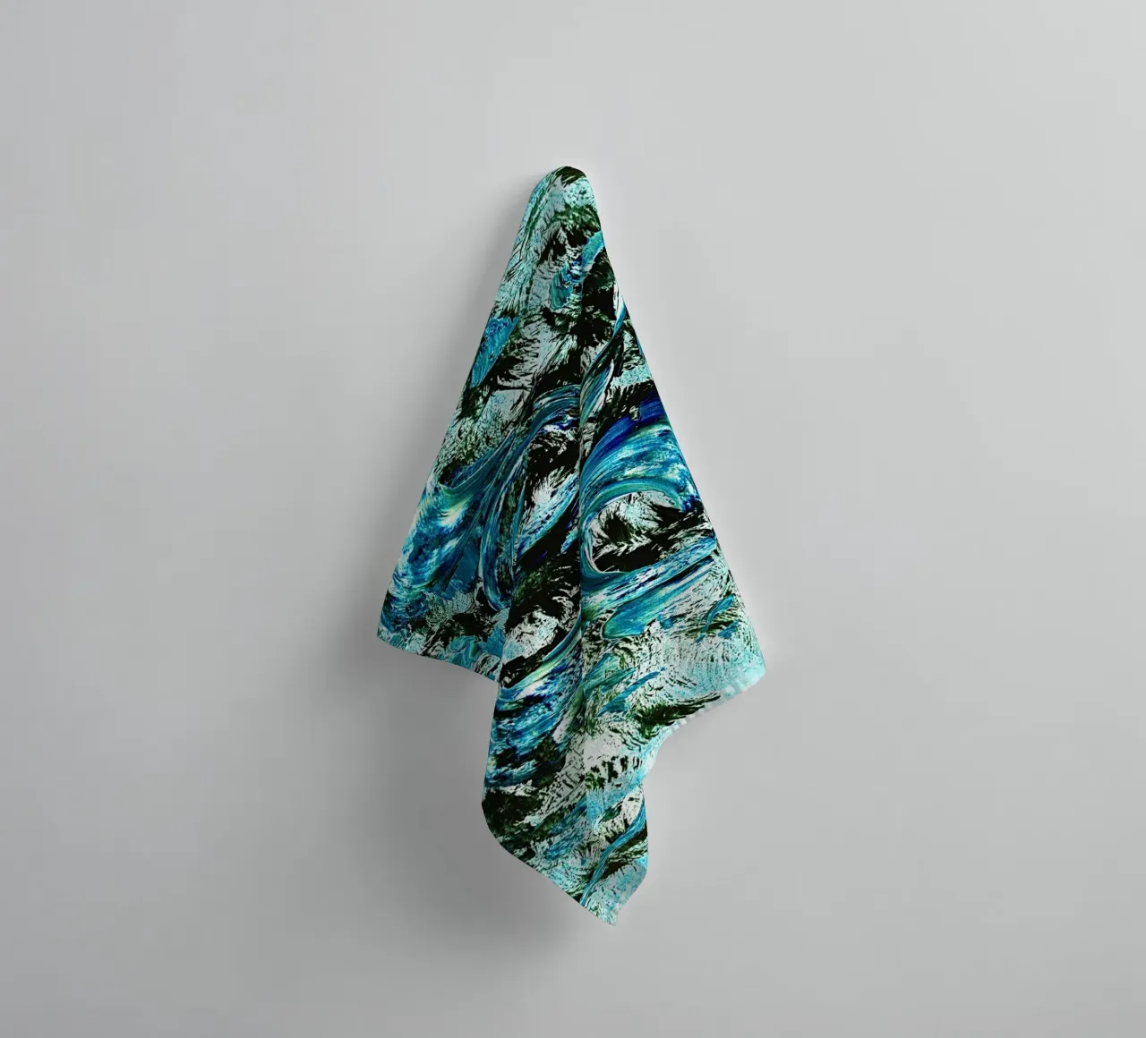 IDEAL GIFT 50 invers asciugamano da bagno da Thierry Vobmann Abstract painting