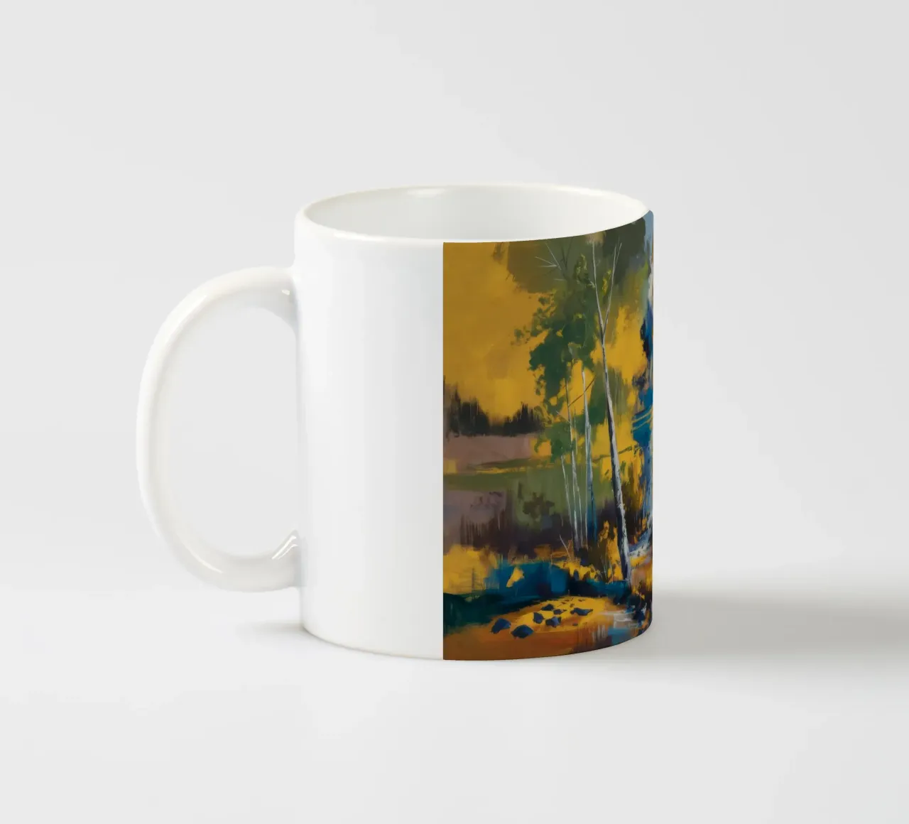 Riflesso del lago d'ambra tazza in ceramica da Celestial Harmony