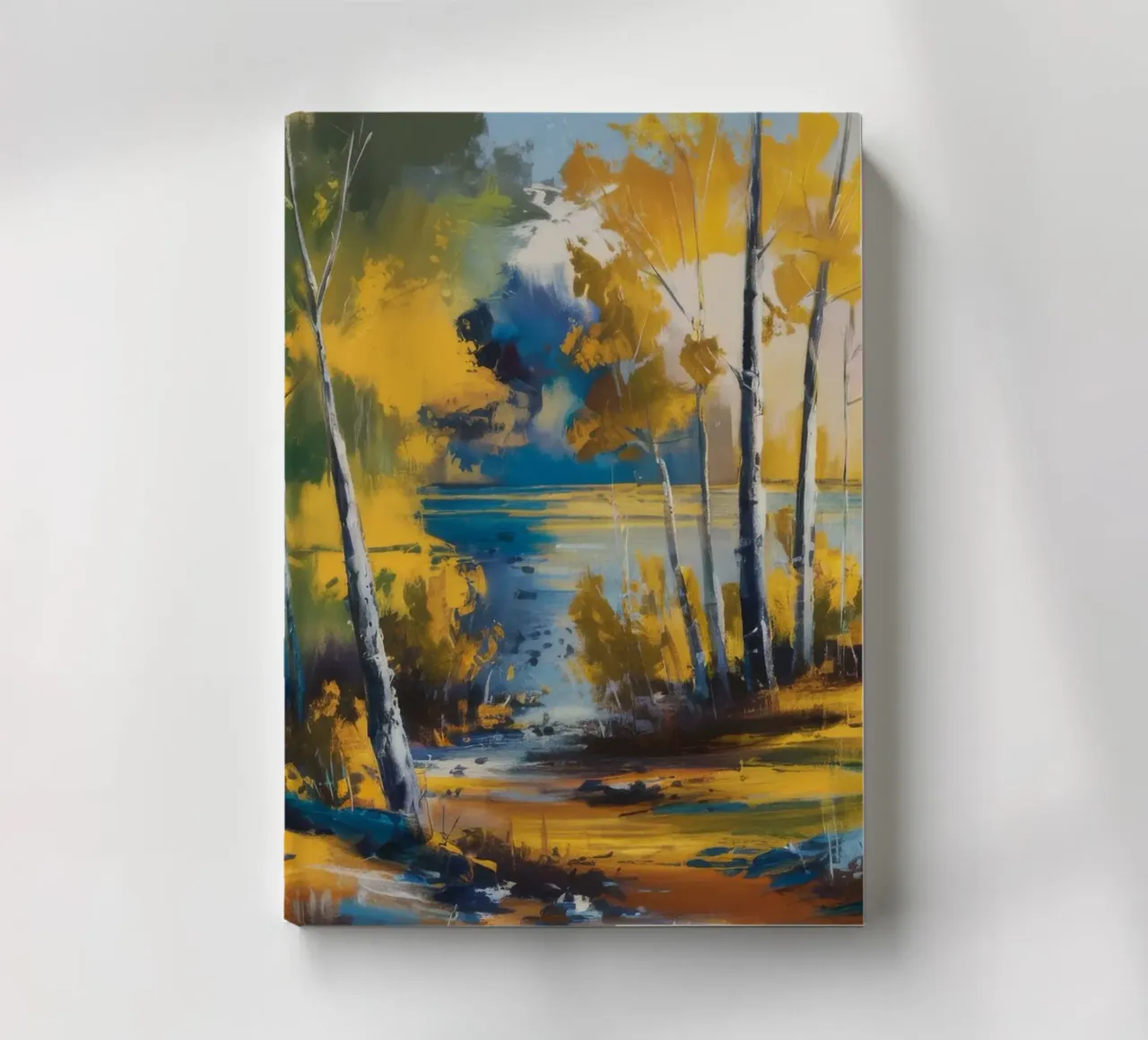 Amber Lake Reflection notebook by Celestial Harmony