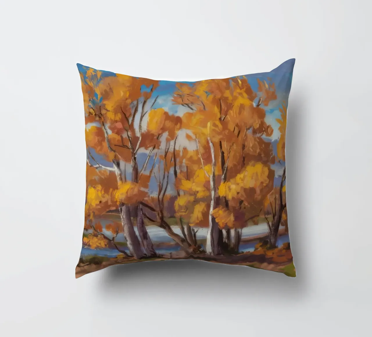 Autunno Lakeside Blaze cuscino da Celestial Harmony