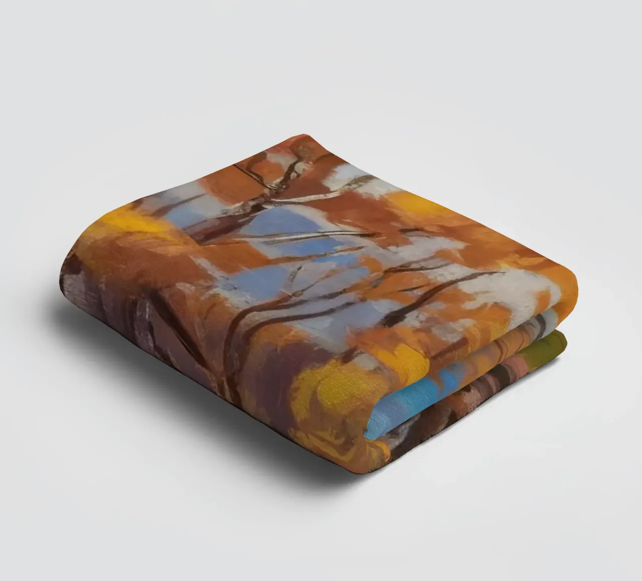 Autunno Lakeside Blaze asciugamano da bagno da Celestial Harmony