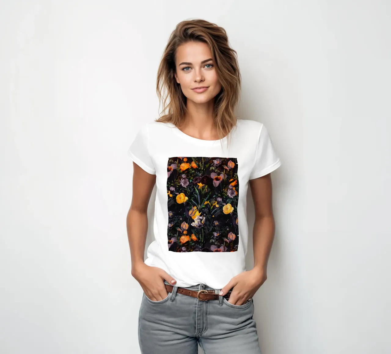 Night Forest II t-shirt da donna da burcukorkmazyurek