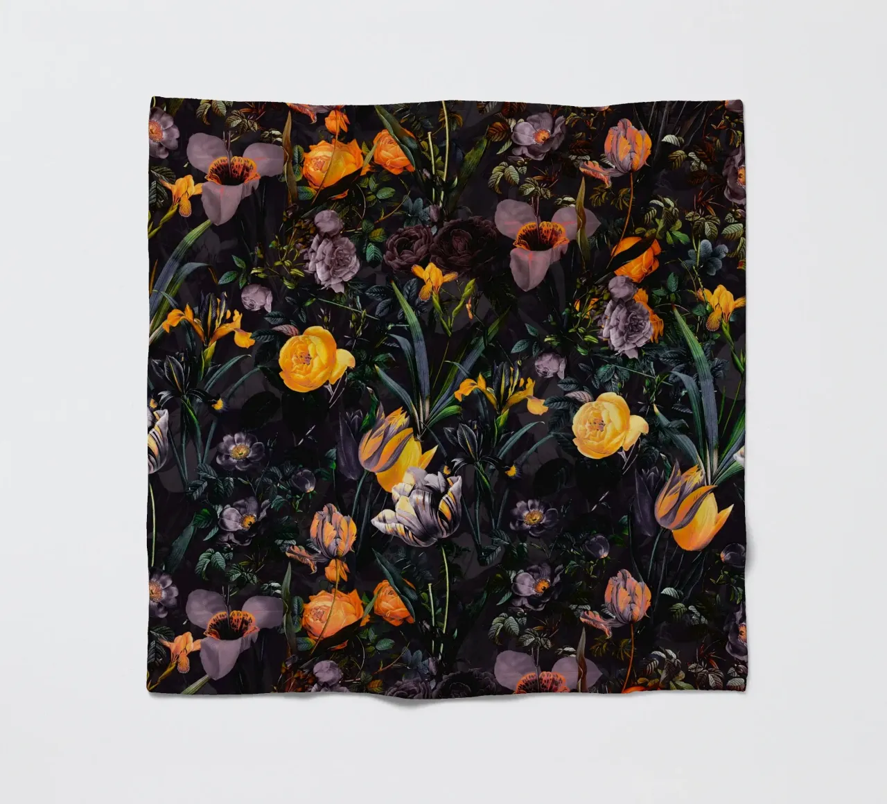 Night Forest II fleece blanket by burcukorkmazyurek