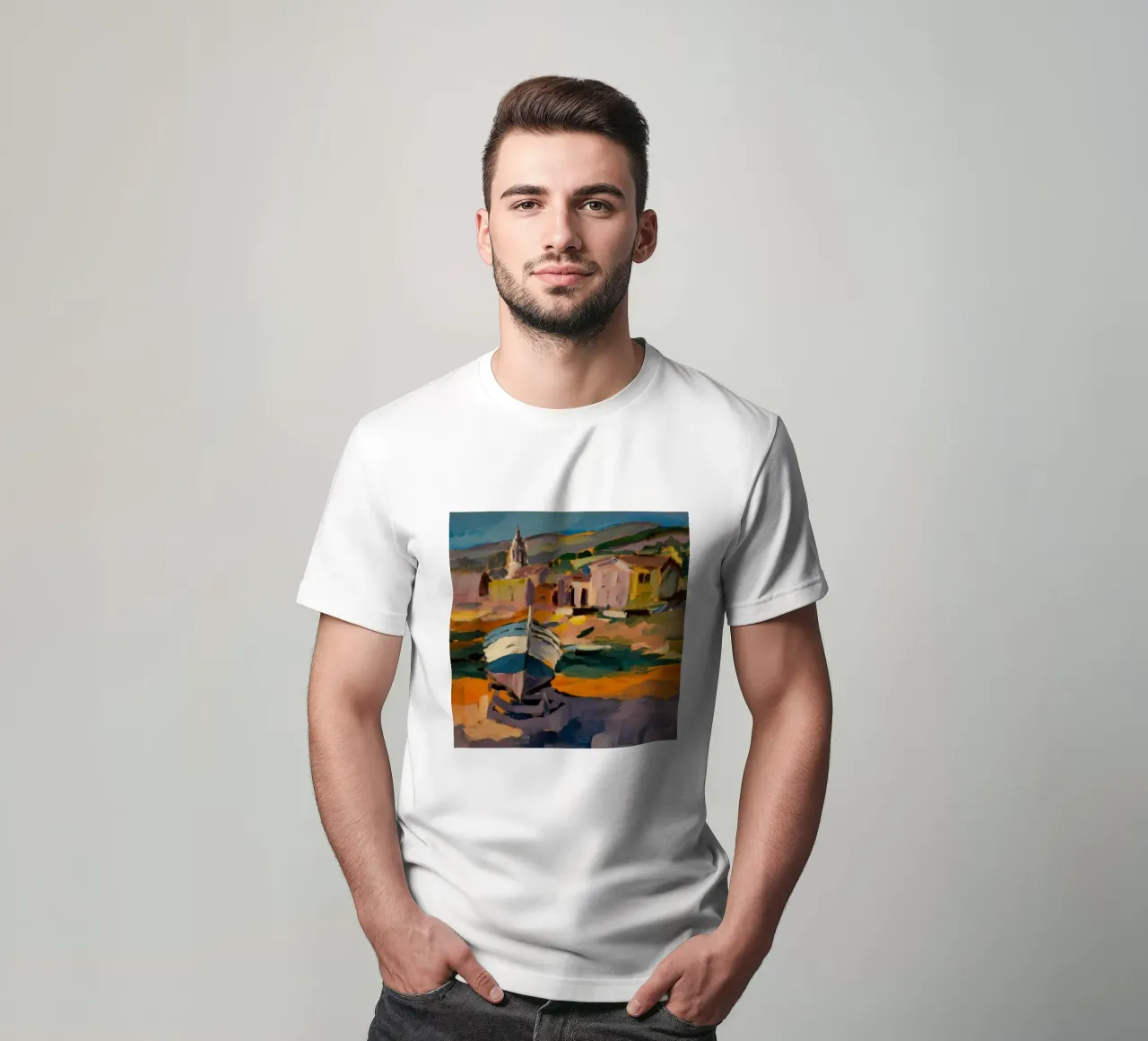 Gestrande bootkleuren t-shirt van Celestial Harmony