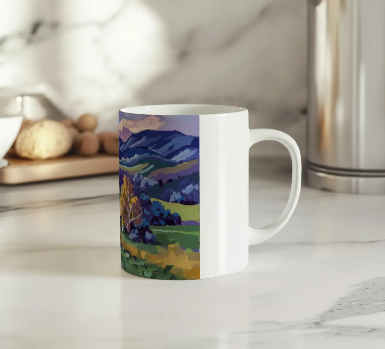 Percorso del colore della valle tazza in ceramica da Celestial Harmony