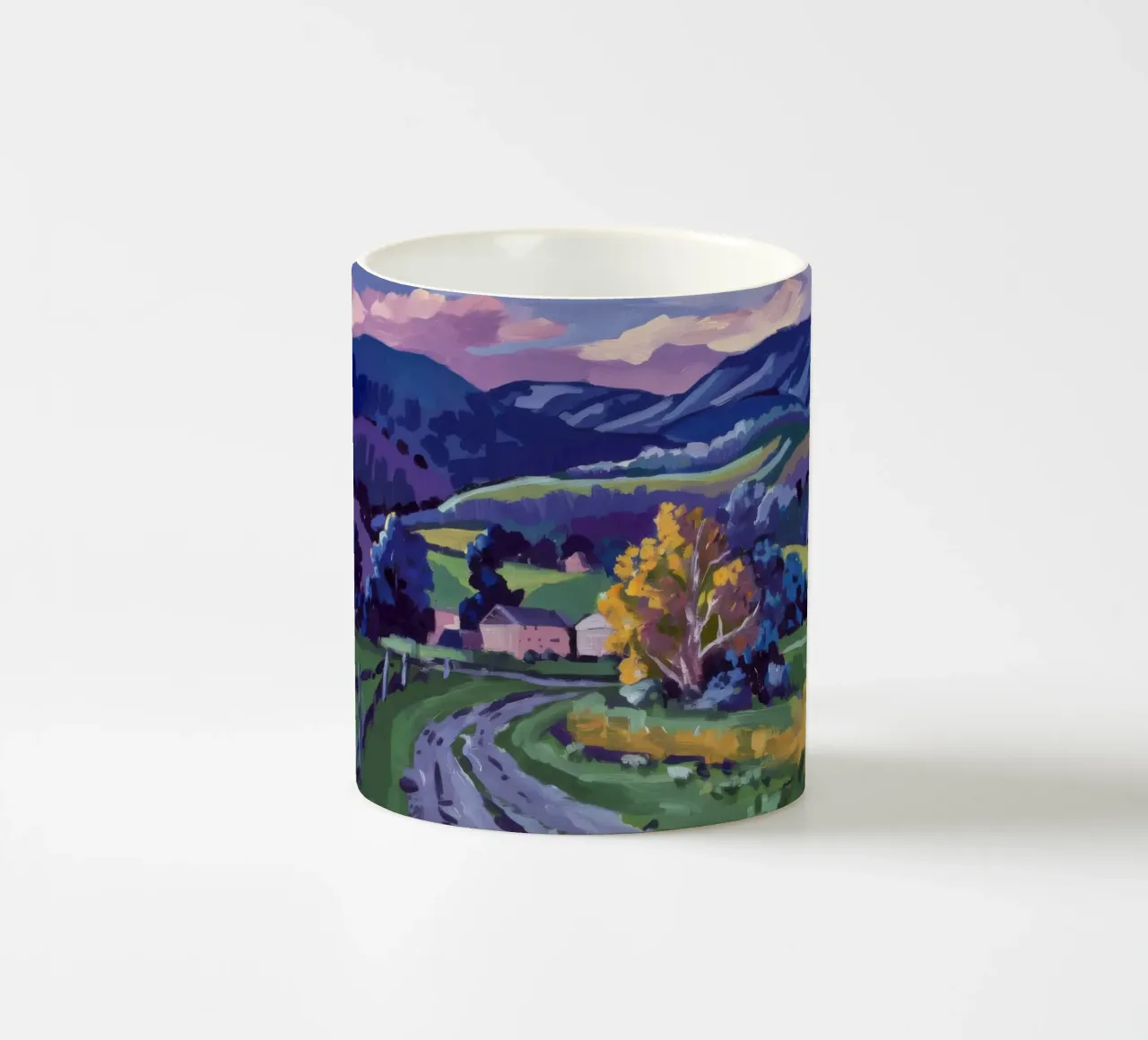 Percorso del colore della valle tazza in ceramica da Celestial Harmony