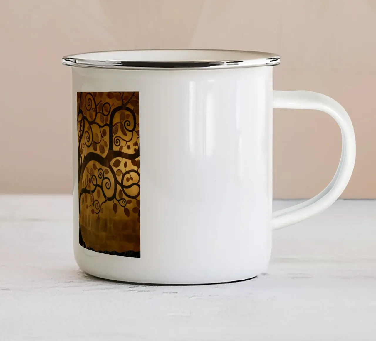 Arte da parete di Imagine tazza in smalto da Imagine