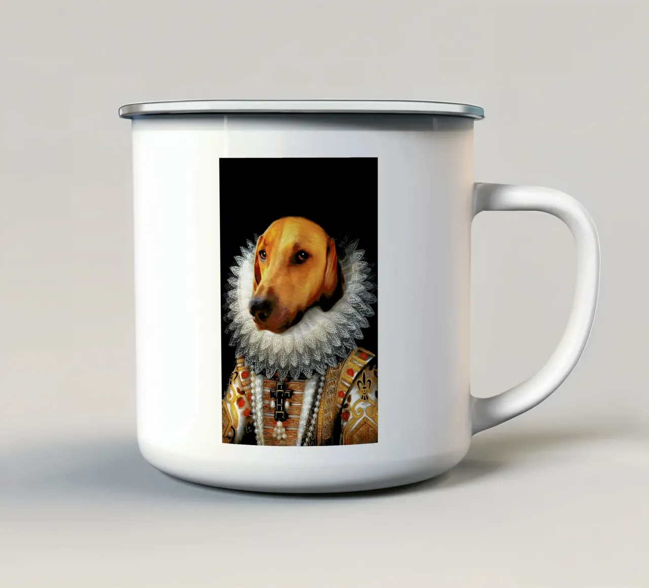Goldie tazza in smalto da Tein Lucasson