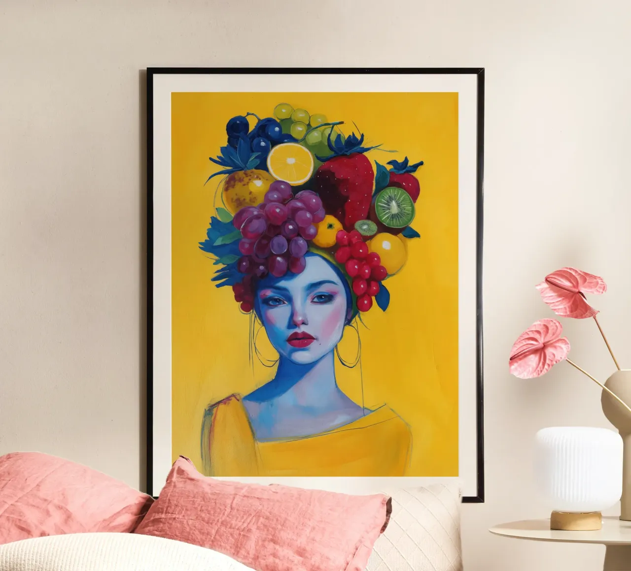 Arte da parete di Imagine poster con telaio in alluminio da Imagine