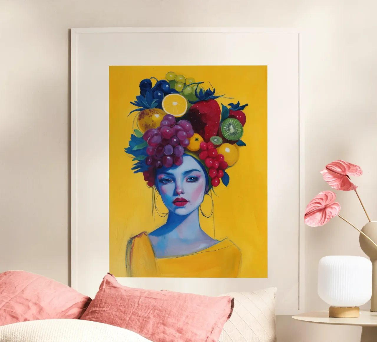 Arte da parete di Imagine poster con telaio in alluminio da Imagine