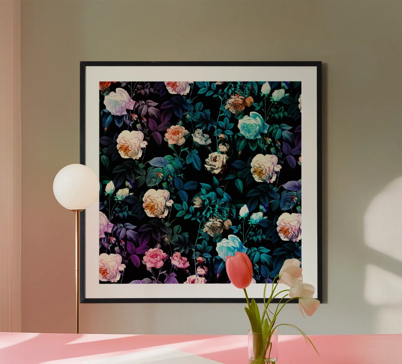 Night Forest poster da burcukorkmazyurek