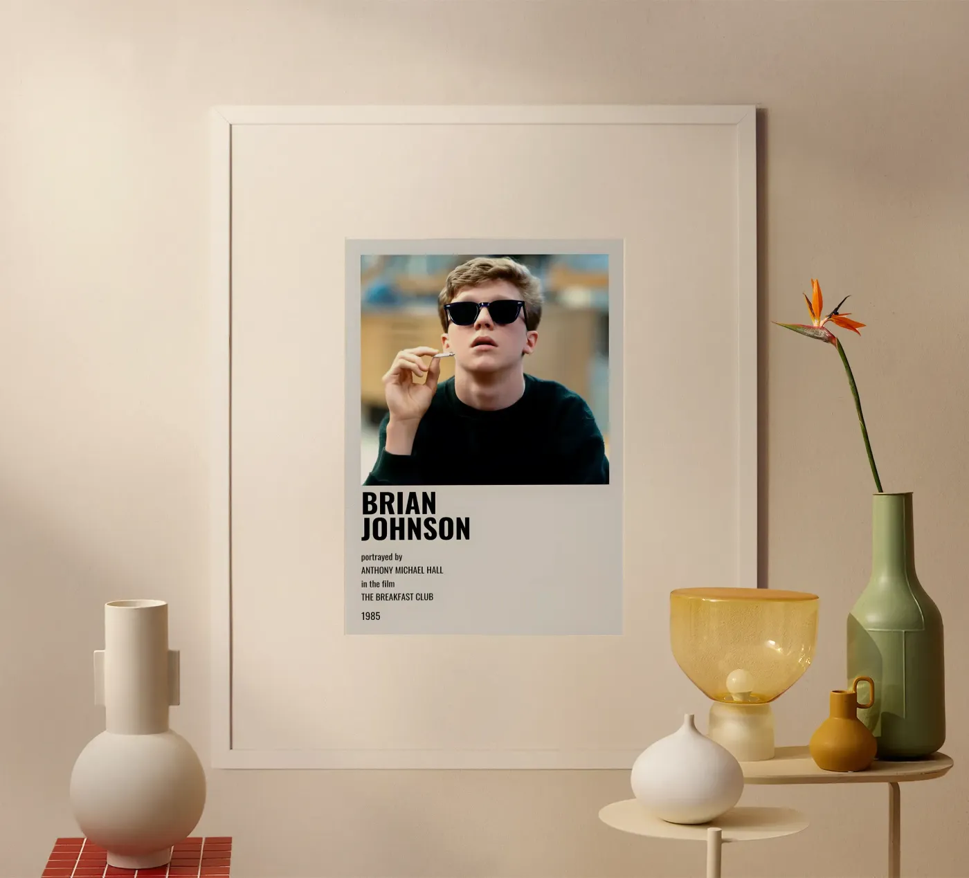 BRIAN JOHNSON poster by MVFminimalist