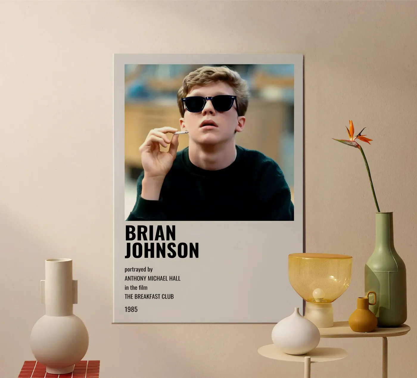 BRIAN JOHNSON poster by MVFminimalist